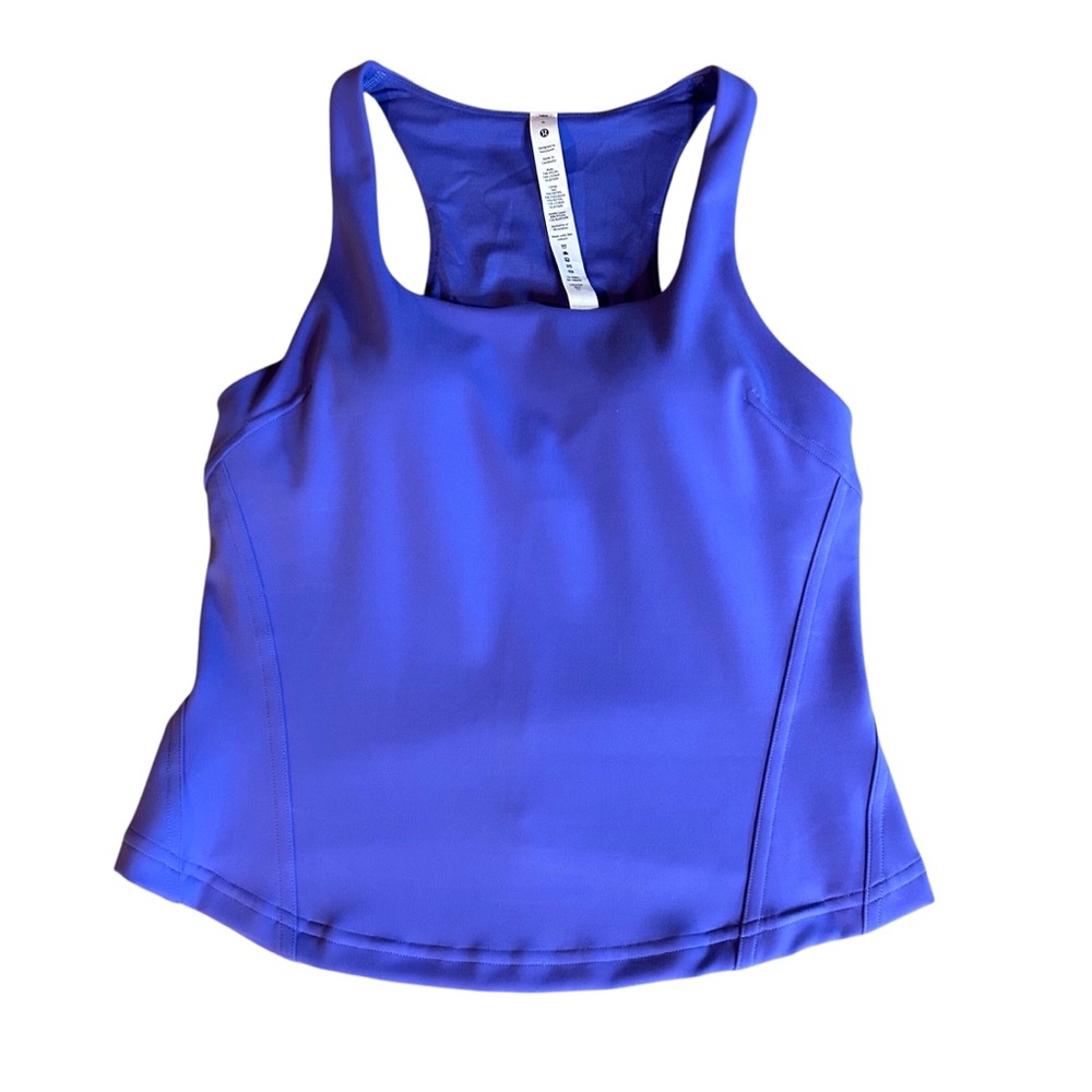 Lululemon Instill Yoga Cross Strap Tank Shelf Bra.